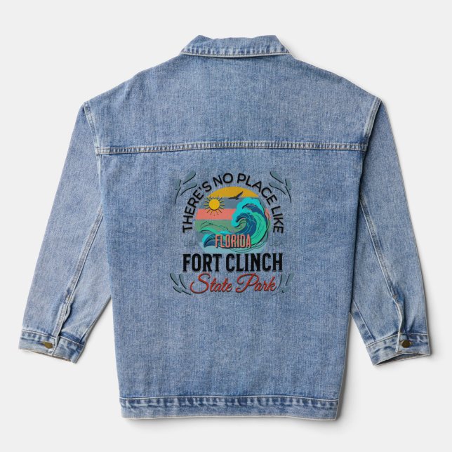Fort Clinch State Park, Florida Jeansjacke (Rückseite)