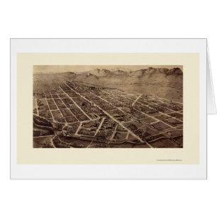 Fort Collins, carte panoramique de Co - 1899