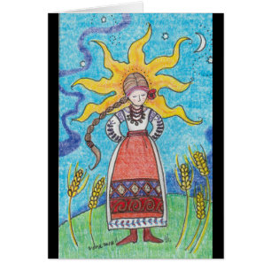 Fort comme le Sun Ukrainian Folk Art