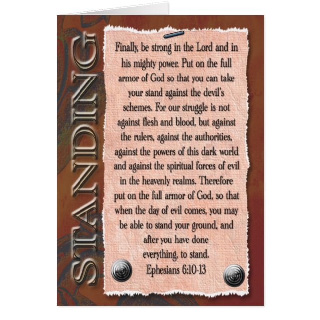 Fort dans le seigneur (Devant)