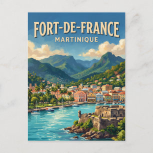 Fort-de-France, Martinique Postkarte