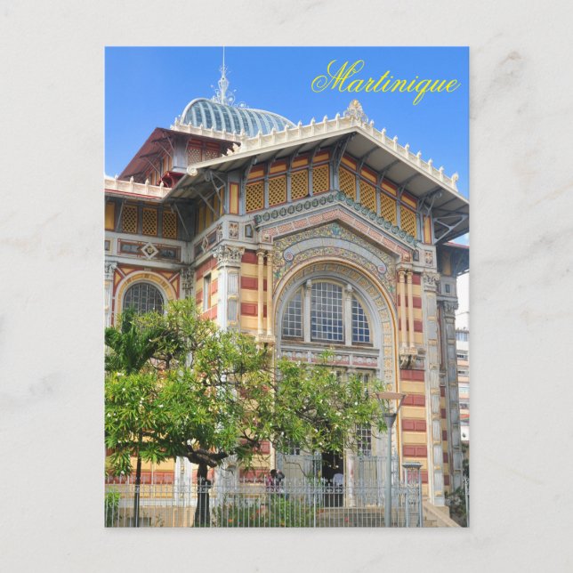 Fort de France, Martinique Postkarte (Vorderseite)