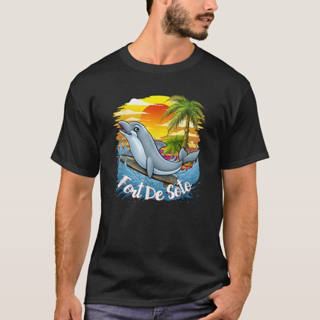 Fort De Soto Park Beach T Shirt Florida Spring Bre (Vorderseite)