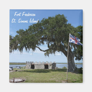 Fort Frederica St.-Heiliges Simons Insel-Magnet Magnet