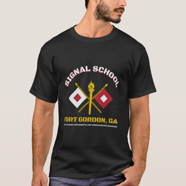 Fort Gordon Signal School T-Shirt (Vorderseite)