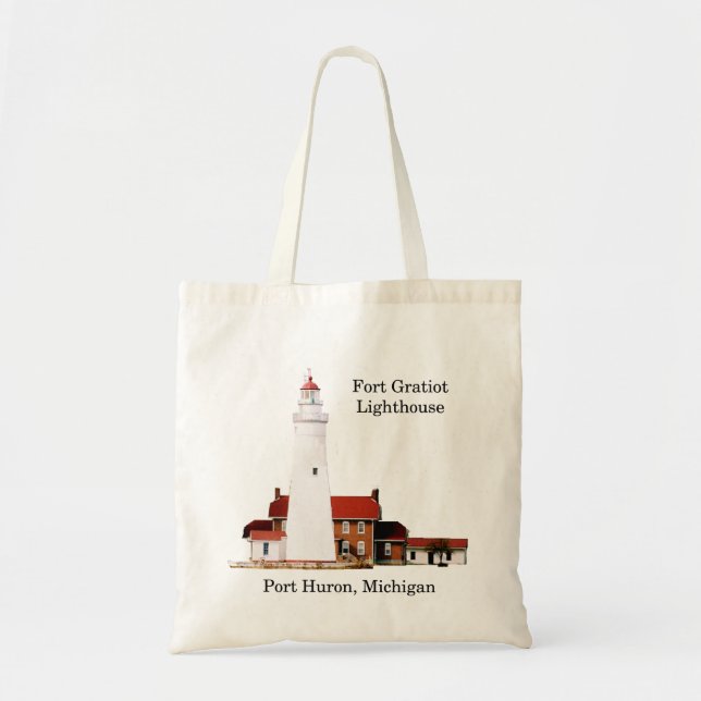 Fort Gratiot Leuchtturm geschnitten Tasche (Vorne)