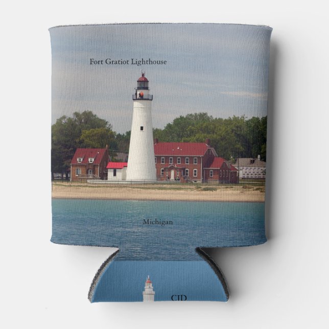 Fort Gratiot Leuchtturm kann kühler Dosenkühler (Vorderseite)
