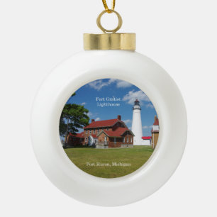 Fort Gratiot Leuchtturmverzierung Keramik Kugel-Ornament