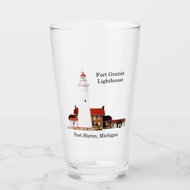 Fort Gratiot Lighthouse Glas (Vorderseite)