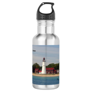 Fort Gratiot Lighthouse Vollbild-Flasche Wasser Edelstahlflasche