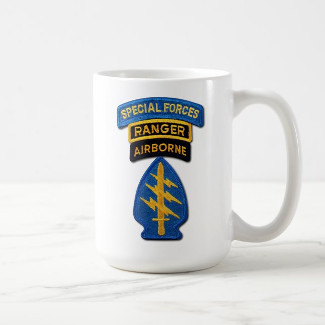 Fort Group Green Berets SF Sof SFGA Kaffeetasse (Rechts)