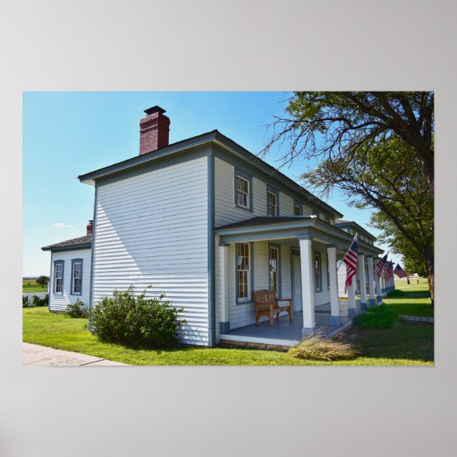 Fort Hays Officers Quarters Poster (Vorne)