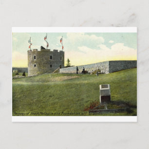Fort Henry, Pemaquid Beach Maine 1910 Vintag Postkarte