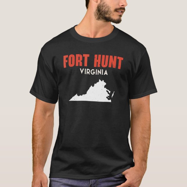 Fort Hunt Virginia USA Staat America Travel Jungfr T-Shirt (Vorderseite)