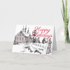 Fort Hunter Barn Sketch #130601 Feiertagskarte