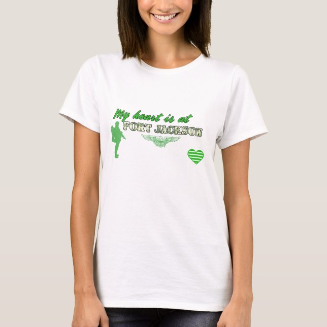 Fort-Jackson-T - Shirt-Entwurfs-Grün T-Shirt (Vorderseite)