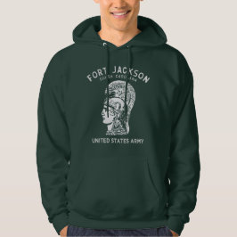 Fort Jackson Vintage Weiß Hoodie