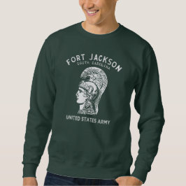 Fort Jackson Vintage Weiß Sweatshirt