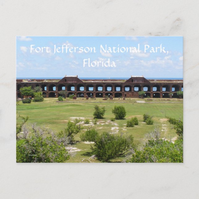 Fort Jefferson Postkarte (Vorderseite)