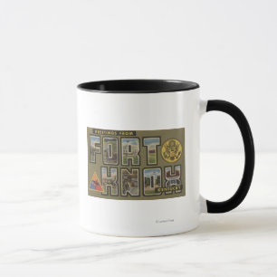 Fort Knox, Kentucky - große Buchstabe-Szenen Tasse
