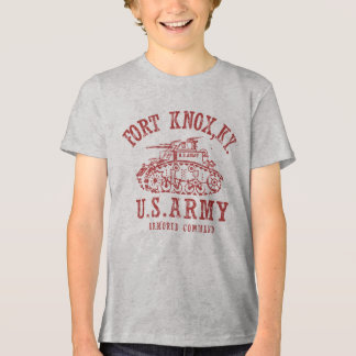 Fort Knox Vintag Red Tri-Blend Shirt