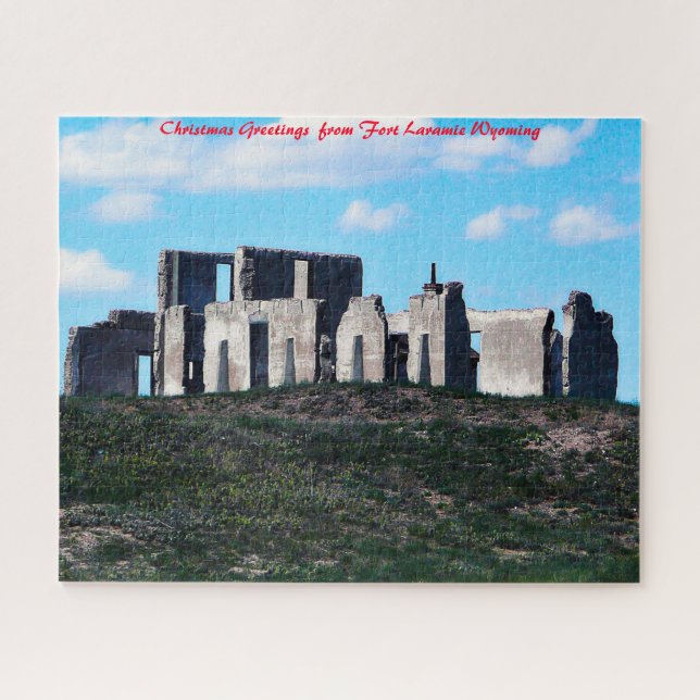 Fort Laramie Wyoming. Weihnachtsgrüße (Horizontal)