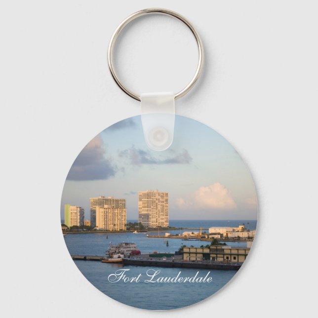 Fort Lauderdale Bay Schlüsselanhänger (Vorderseite)