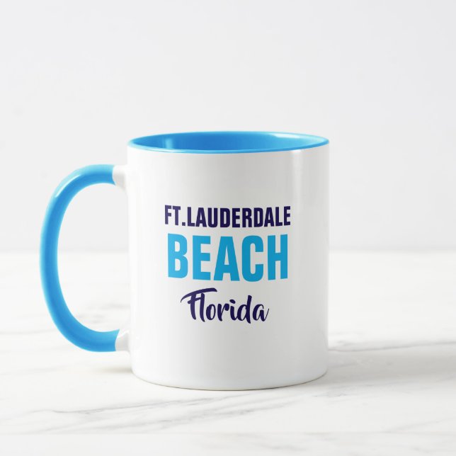 Fort Lauderdale Beach Florida Kaffeetasse (Links)