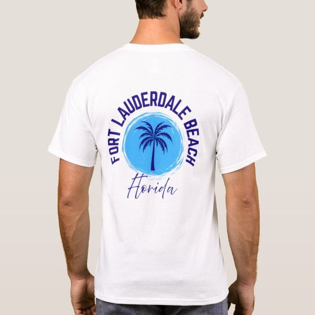 Fort Lauderdale Beach Florida T-Shirt (Dos)