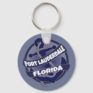 Fort Lauderdale Florida Anker Swirt Schlüsselanh Schlüsselanhänger