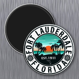 Fort Lauderdale Florida Beach Tropical Souvenirs Magnet