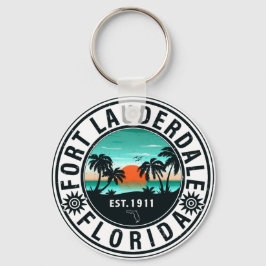 Fort Lauderdale Florida Beach Tropical Souvenirs Schlüsselanhänger