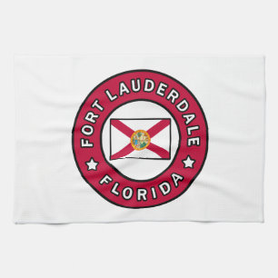 Fort Lauderdale Florida Geschirrtuch
