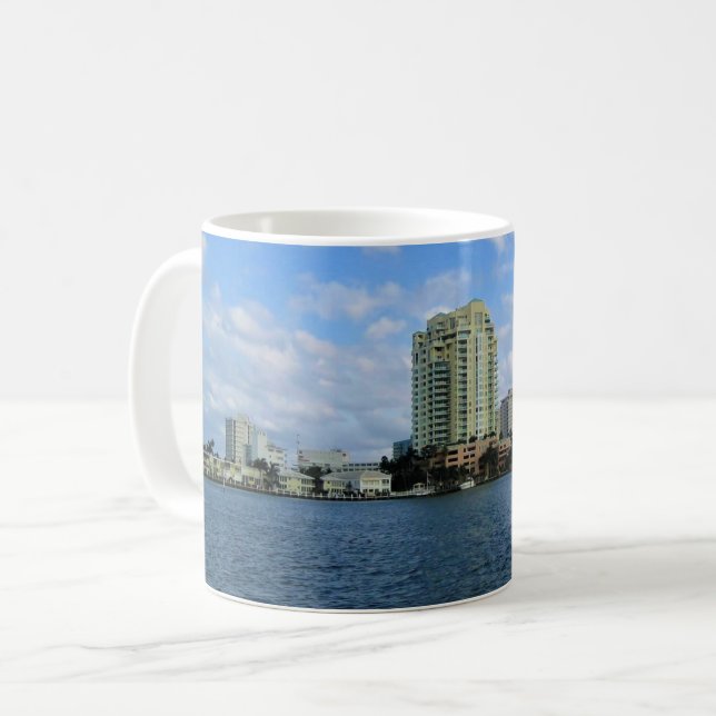 Fort Lauderdale, Florida Kaffeetasse (Vorderseite Links)