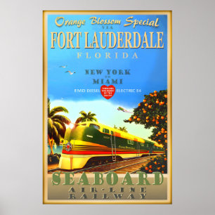 Fort Lauderdale Florida Orange Blossom Special Poster