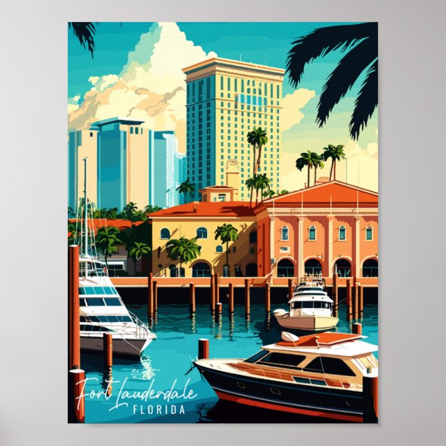 Fort Lauderdale Florida Poster (Vorne)