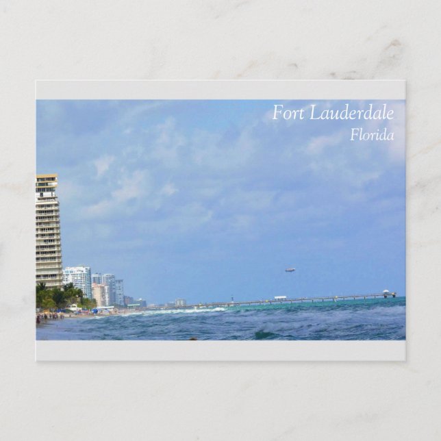 Fort Lauderdale, Florida Postkarte (Vorderseite)