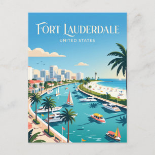 Fort Lauderdale Florida Postkarte