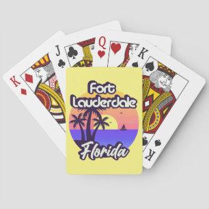 Fort Lauderdale Florida Spielkarten