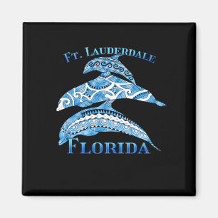 Fort Lauderdale Florida Vacation Delphine Magnet