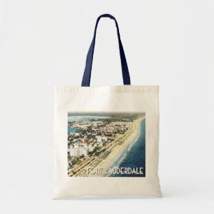 Fort Lauderdale Florida Vintages Foto Tragetasche