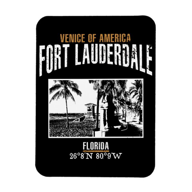 Fort Lauderdale Magnet (Vertikal)