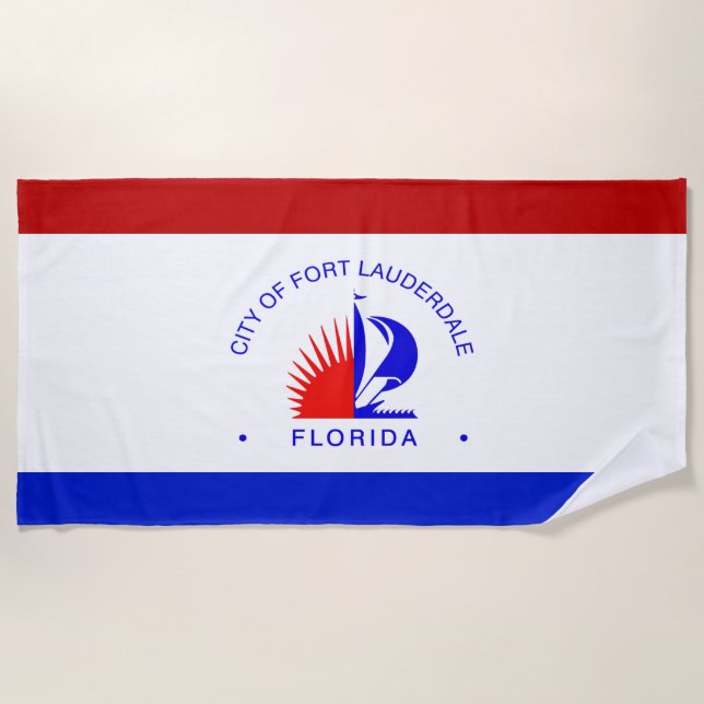 Fort Lauderdale - Strandtuch (Vorderseite)