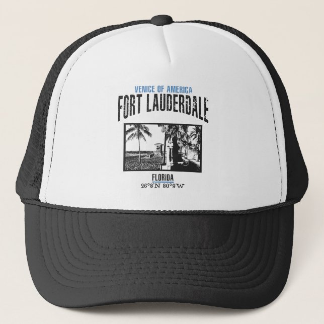 Fort Lauderdale Truckerkappe (Vorderseite)