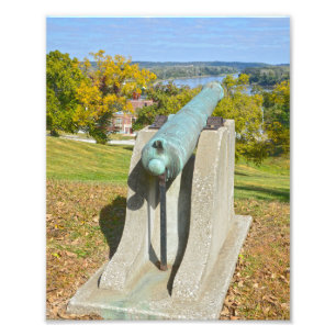 Fort Leavenworth Cannon, Kansas Fotodruck