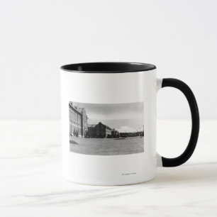 Fort Lewis, WA Ansicht der Kasernen und der Mount Tasse