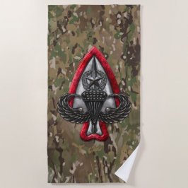 Fort Liberty Camouflage Strandtuch (ohne Text)