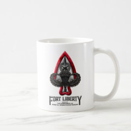 Fort Liberty White Coffee Tasse