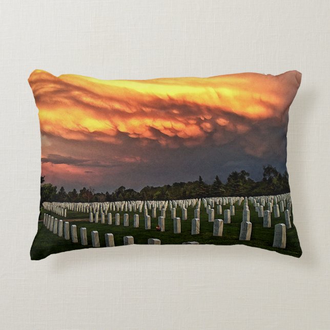 Fort Logan National Friedhof Zierkissen (Vorderseite)