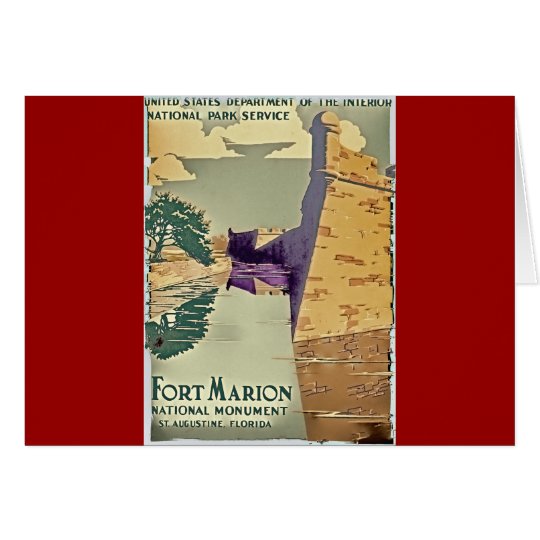 Fort-Marions-Entwurf Karte